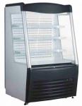Front open square glass dessert display refrigerator showcase chiller for sale