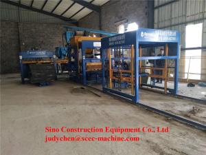 Wholesale QT6 15 Automatic Cement Block Machine Cement Brick Production Line JS500 Mixer from china suppliers