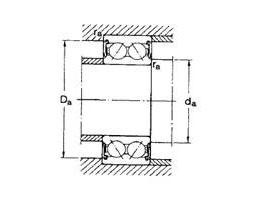 Wholesale Double Row Angular contact ball bearing - 2RS 3210E-2RS from china suppliers
