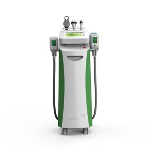 Wholesale Professional 5 handles white-blue 10.4 inch RF 40K cavitation cryolipolysis Fat freeze Slimming Machine from china suppliers