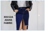 9.5oz 58 59" Width 98 Cotton 2 Spandex Yarn Dyed Indigo Denim Fabric