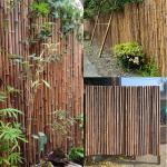 Home Rolled Bamboo Screen Fencing Backyard Garden Decorative Bamboo Paneling