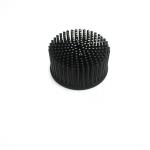 Dimensions 100X70mm Cold Forging Heat Sink Anodizing Black For Led Light