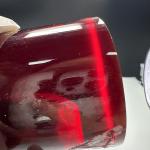 Synthetic Lab Made Pigeon Red Sapphire Single Crystal Gemstone Rough Material