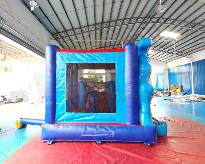 Super Hero Inflatable Bounce House Combo For Festival Activity