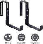 Black Powder Coating Rail Planter Box Bracket Window Flower Box Bracket Rail