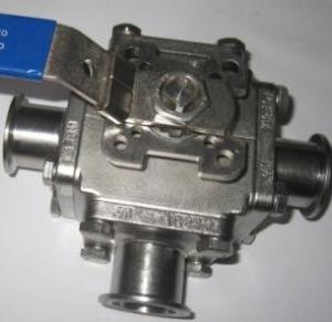 Wholesale Manuel 4 Way Casting Iron Ball Valve With Direct Mounting with 1000WOG from china suppliers