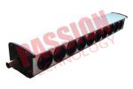 Silver Coating Heat Pipe Solar Collector 15 Tube Rockwool Polyurethane