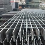 Machine Pressure Welded Industrial Steel Floor Grating With Smooth Bright