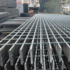 Wholesale Machine Pressure Welded Industrial Steel Floor Grating With Smooth Bright Surface from china suppliers