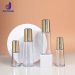 120ml 150ml PETG Bottle Triangle Thick Wall Cosmetic Jar Custom Logo Printing