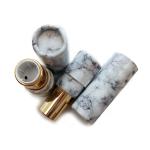 Eco Friendly Brown Paperboard Push Up Lip Balm Tubes CMYK Printing