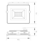 Weather Proof High Lumen LED Floodlight With Powerful SMD 10w 30w 50w 70w 100w