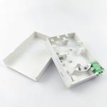 2 Cores LC APC Plastic Fiber Optic Faceplate Socket Panel for FTTH White Time 5