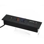 Recessed Tabletop Socket Universal Power Outlets USB A+C Ports 65W Max Output US