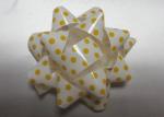 90U - 200U Thickness Gold gift bows , 3mm - 150mm width Christmas wrapping bows