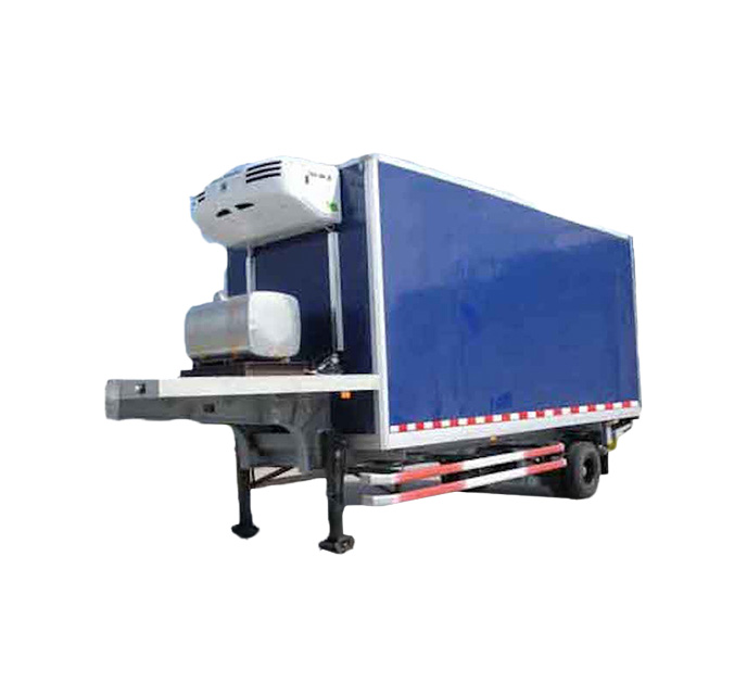 30ft Single Axle Chill and Frozen Truck Trailer with Thermoking Refrigeration Units