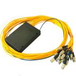 FC UPC 1X16 Fiber Optic PLC Splitter Low Polarization Dependent Loss