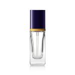 Square Cosmetic Container Empty 30ml Clear Glass Foundation Bottle For Lotions