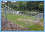 Galfan Coated Steel Chain Link Security Fence 3ft 5mm Wire Diameter