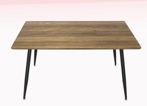 Wholesale Nature Wood Grain Veneer 25mm Mdf Dining Table With Anti Slid Pads from china suppliers