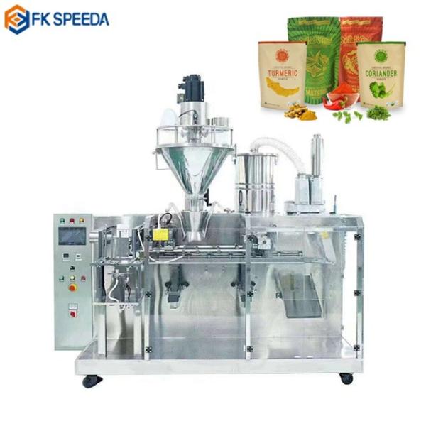 Automatic High Speed Paper Doypack Stand-up Pouch Filling Sealing Wet Dog Food