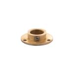 Custom OEM CNC Brass Parts Brass Flange Bushing Powder Coating