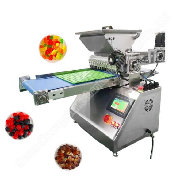 Tabletop Jelly Gummy Candy Depositor Forming Machine SUS304 PLC Control