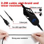3.5mm / USB Audio Jack G9000 Over ear Gaming Headphones For PC PS4 PS5 Xbox