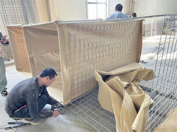 Galvanized Steel Defensive Barrier Wall 4mm Wire Mesh