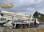 PLC Used ZOOMLION Concrete Pump Truck 37 Meter On HINO Truck