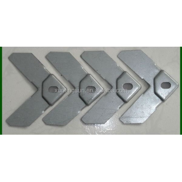 Flat Corner Iron Wall Mounting Aluminum Corner Brackets Single-side Bracket