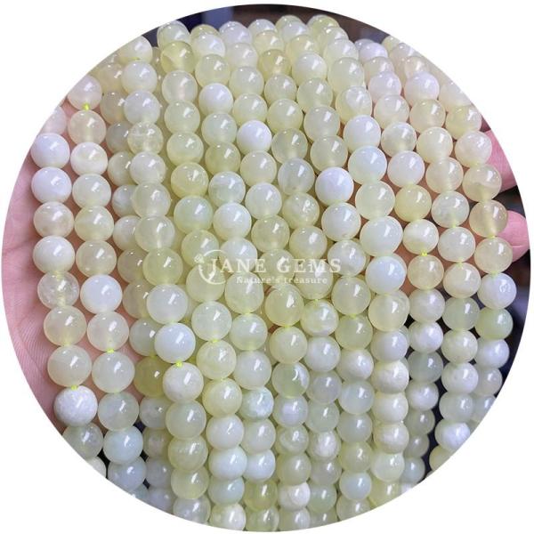 Mix Natural Gemstone Loose Beads Red Aventurine Green Jade For Crystal Crafts
