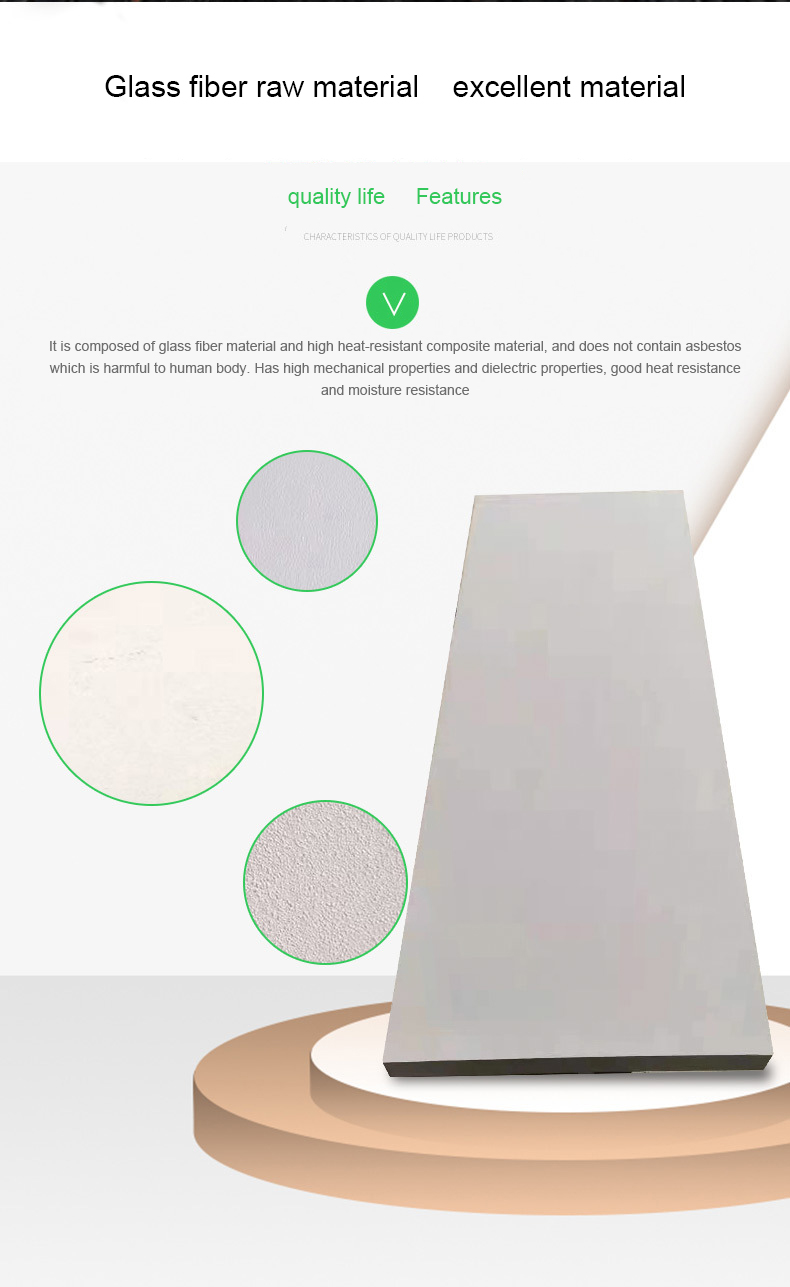 Class A Fire Rated Acoustic Glass Wool Ceiling Tiles Square Edges Fiberglass Panels
