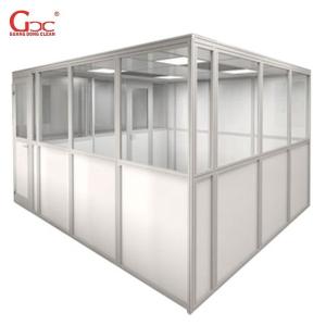 Wholesale Aluminum Profile GMP Cleanroom , 0.45m/S Iso Class 8 Clean Room from china suppliers