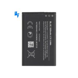 Wholesale Stock Rechargeable Cellphone Battery BL-5C 1020mAh 800mAh 600mAh Replacement for Nokia from china suppliers