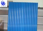Building Material Waterproof Corrugated Pvc Panels / Tinted Plastic Roofing