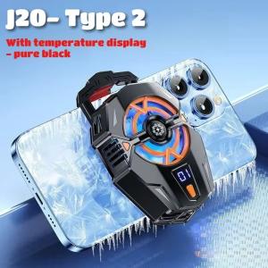 Wholesale J20 Mobile Phone Cooler Fast Cooling Low Noise Operation for PUBG Other Popular Games on IOS Android from china suppliers