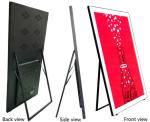 High Brightness LED Full Color Poster Display P2.5 Indoor Floor Stand Advertisin