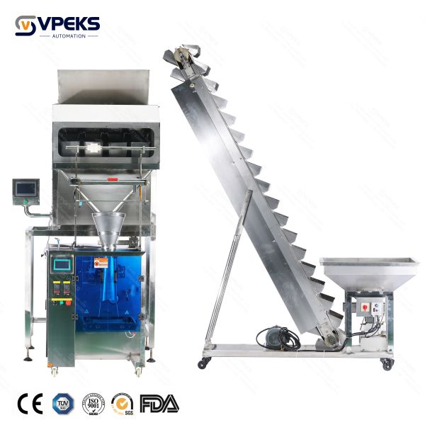 Four Head White Sugar Seeds Rice Snack Food Automatic Multi Head Packing Machine