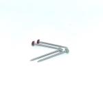 2.0X40mm Outside Anti UV Plastic Head Nails With Ring Shank