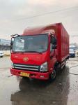 Used FAW Van Cargo Truck 140HP 5.2M Big Capacity 4x2 Second Hand 2018 Year