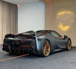 Ferrari SF90 Carbon Fiber Body SF90 KY PP Plastic Diffuser Spoiler Side Skirt