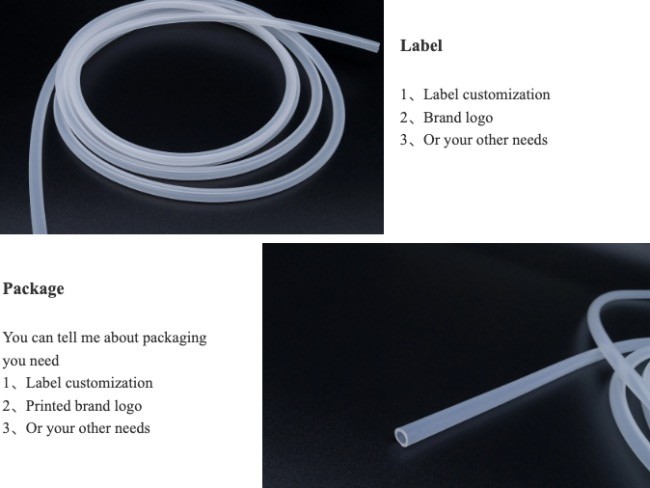 OEM Food Grade Silicone Feeding Tube Transparent Stomach Tube Silicone