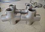 SCH10 WP304 Seamless Pipe Fittings Cross , 4 Way Cross Pipe Fitting