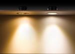 Adjustable Ceiling 8W Dimmable LED Downlights Brush Nickel