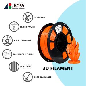 Wholesale iBOSS 3D Printer Filament 1.75MM Color Blood Orange PETG Filament from china suppliers