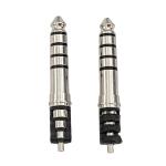 Nickel Plated Plug Headphone Plug 4.4mm 5 Poles 33L Male Audio Connector