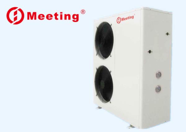 Meeting MD50D-EVI Air to Water Heat Pump Outdoor Installation for Low Ambient