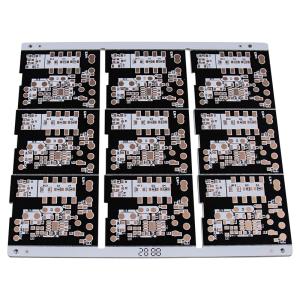 Wholesale LED Wall Lamp Downlight 25um Copper PCB Board OEM Black Silkscreen from china suppliers
